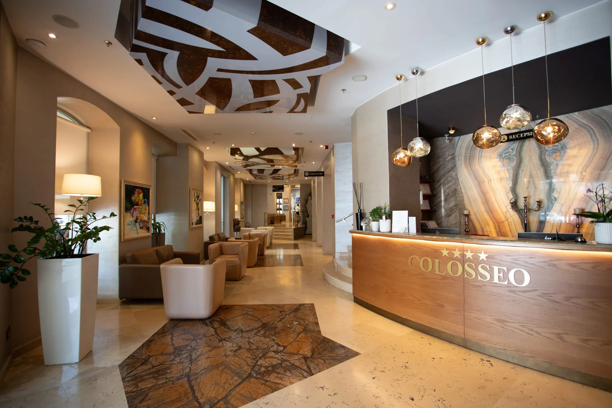 Hotel Colosseo Tirana Reception